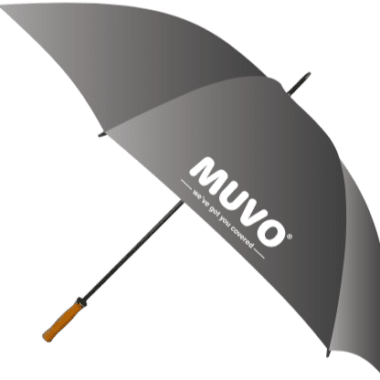 MUVO Grey Umbrella