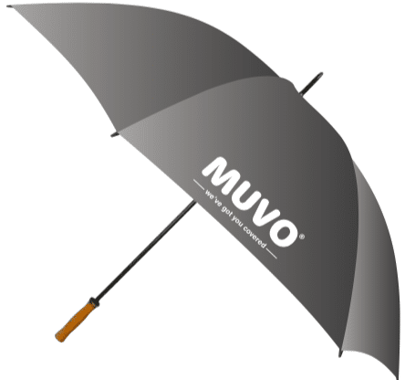 MUVO Grey Umbrella