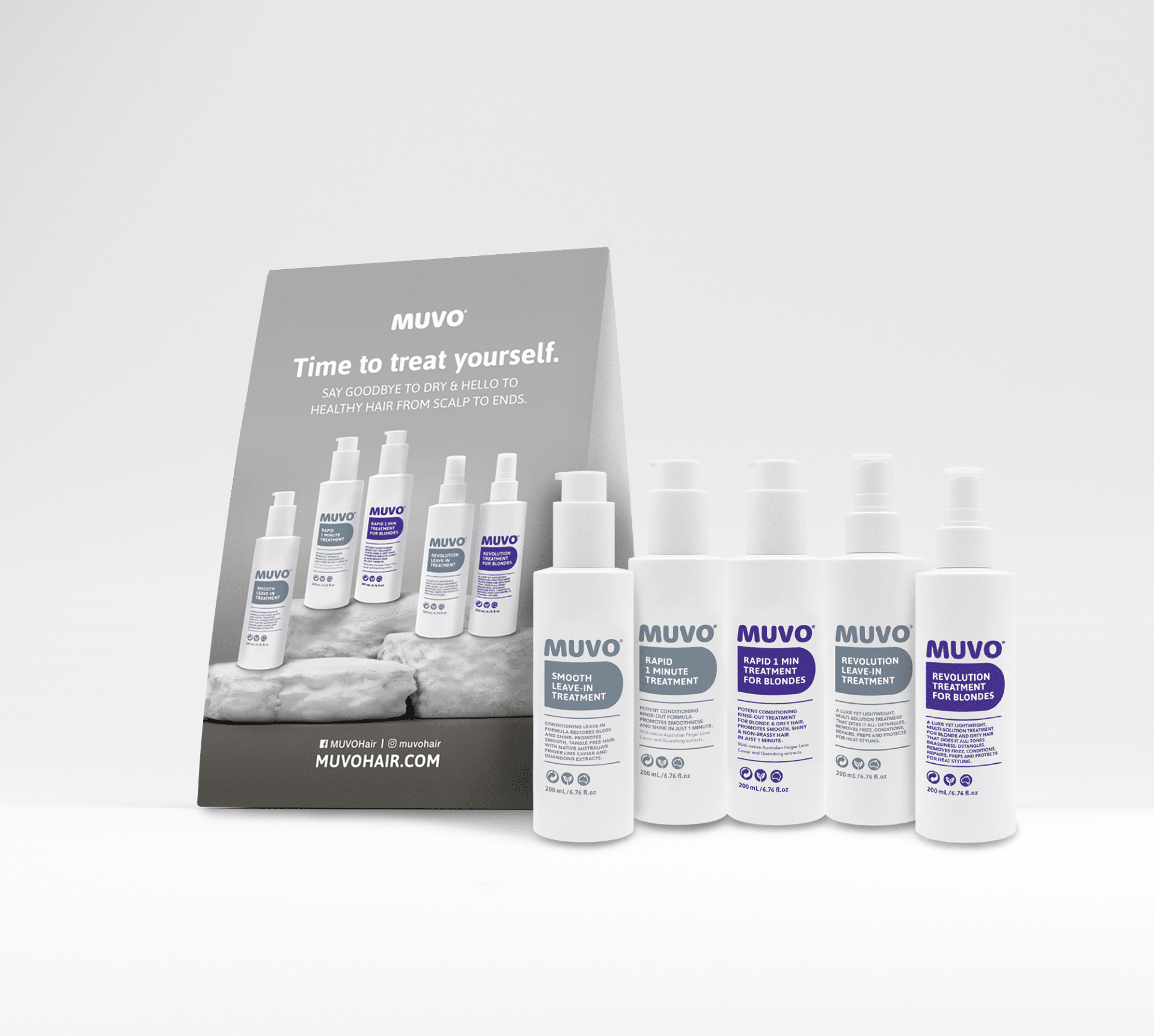 Treatment Stand with Products