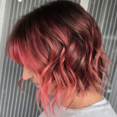 Wild Berry Hair side view